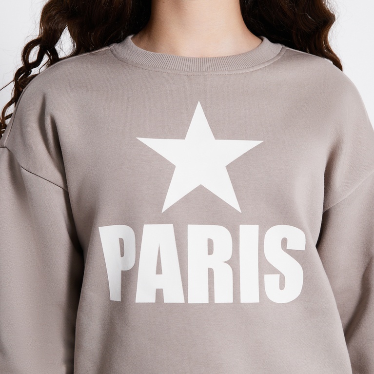 Printed sweatshirt "Vilma" Beige 2